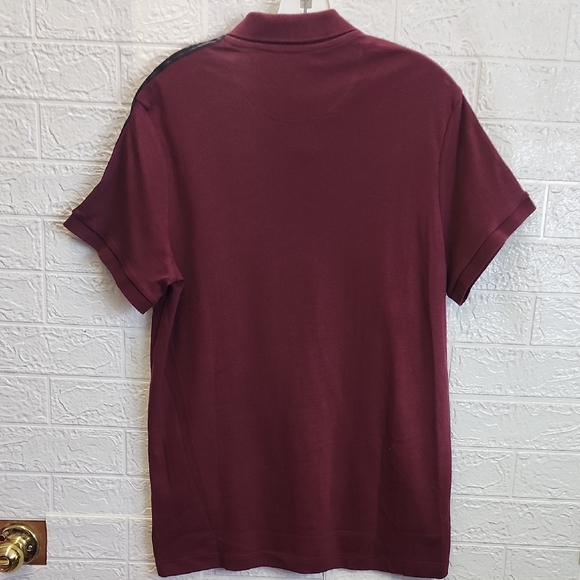 Kenneth Cole Men's Dark Red Polo Shirt - Picture 5 of 6